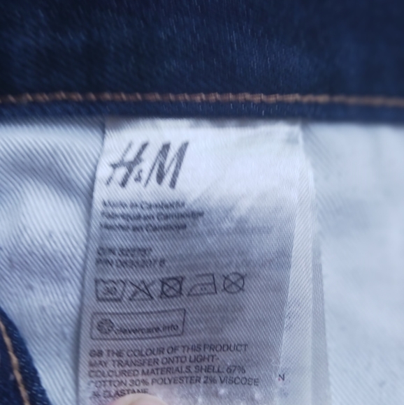 MENS JEANS FROM H&M SIZE 31 SLIM CUT - Picture 6 of 6